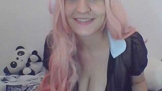 AhegaoDoll nude pussy closeups on cam for live sex video chat