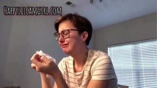 Crying and nose blowing fetish