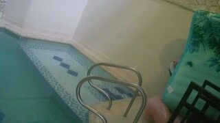 Voyeurcam-latina-babe-pool nude before cam – live sex chat